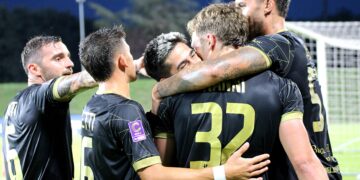 ALBINOLEFFE-ARZIGNANO. Moretti e Nanni la ribaltano. Tre punti a Zanica.